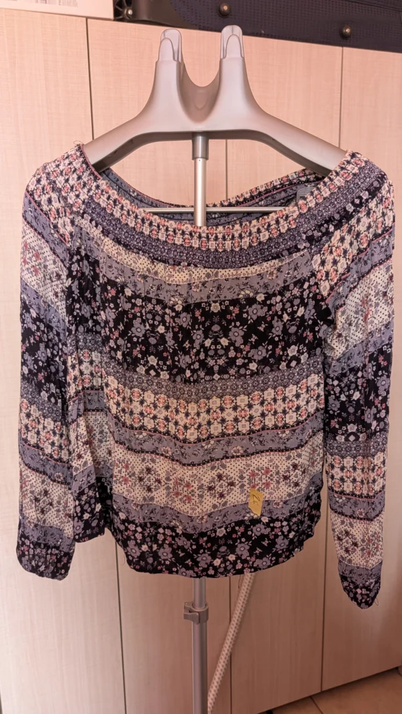 Blusa mangas largas