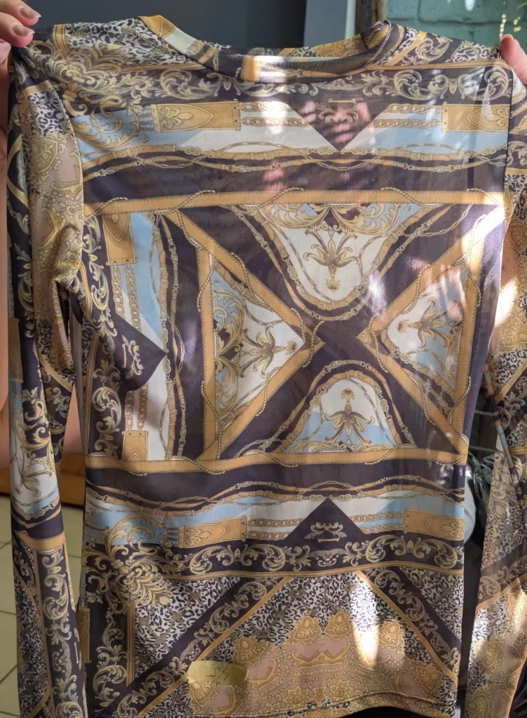 Blusa mangas largas