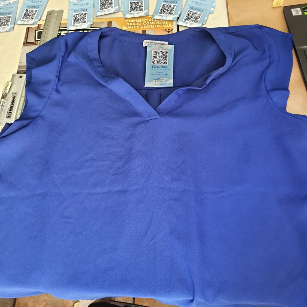 Blusa manga corta