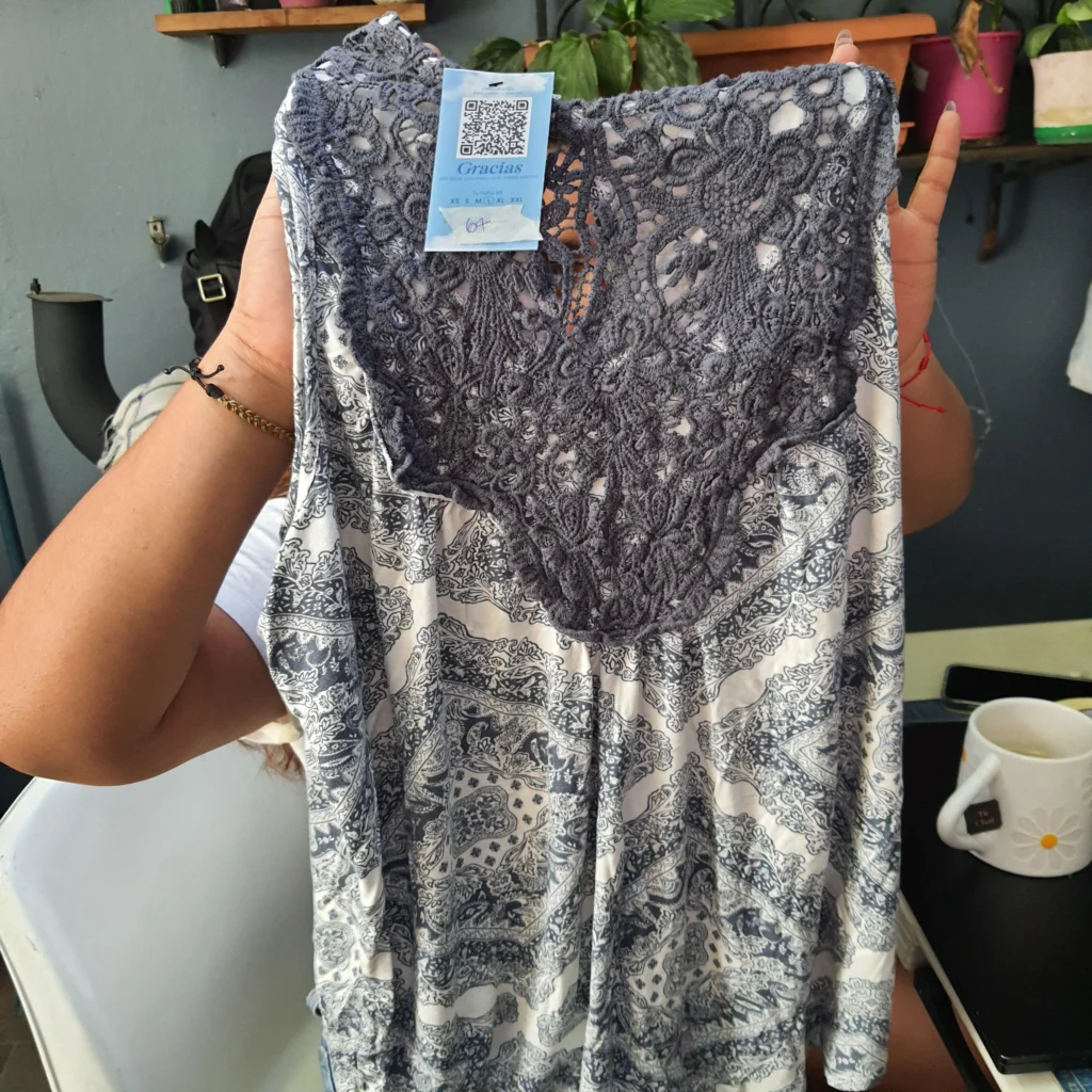 Blusa sin mangas