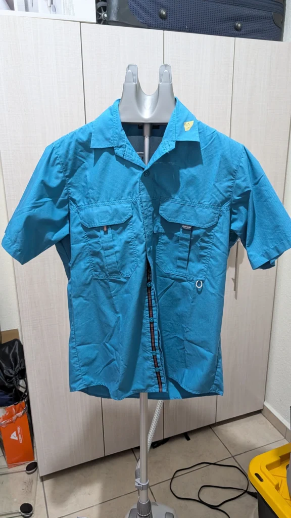 Camisa tipo columbia