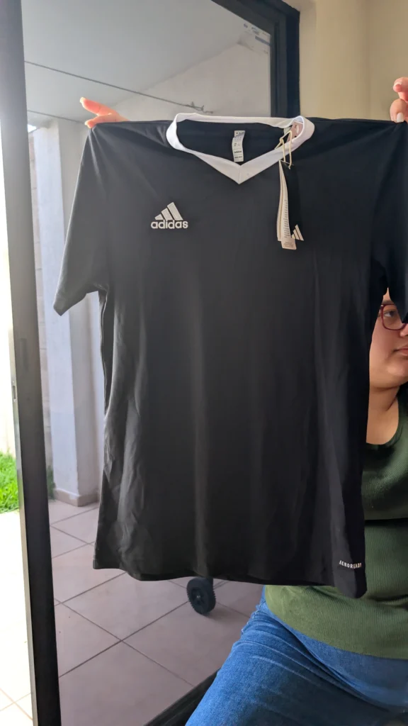 Camisa tipo jersey