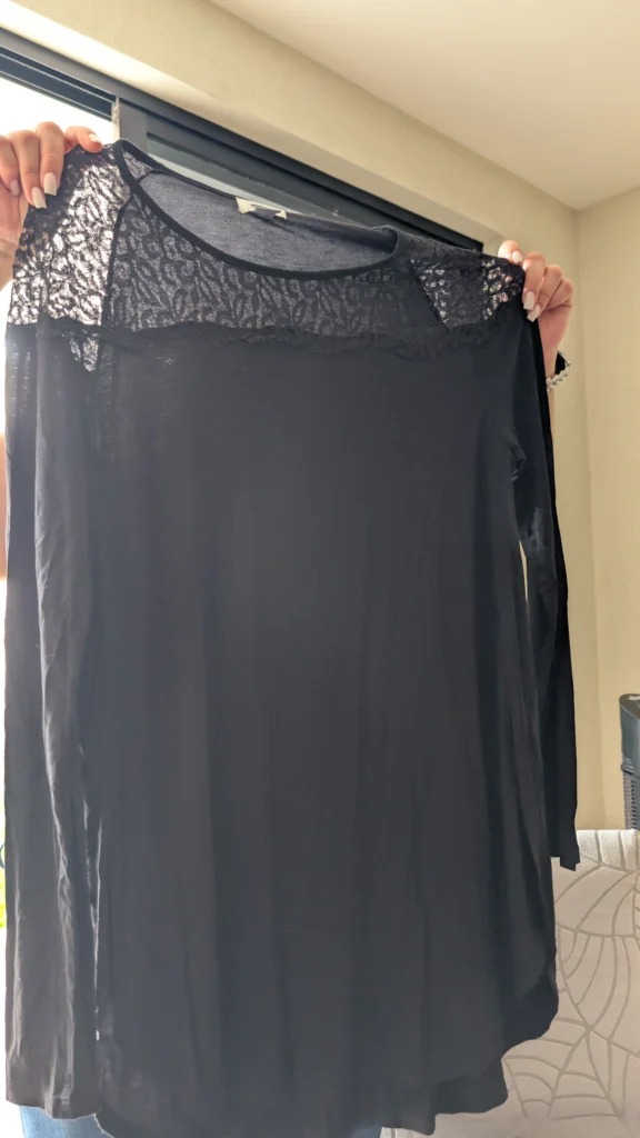 Camiseta casual manga larga